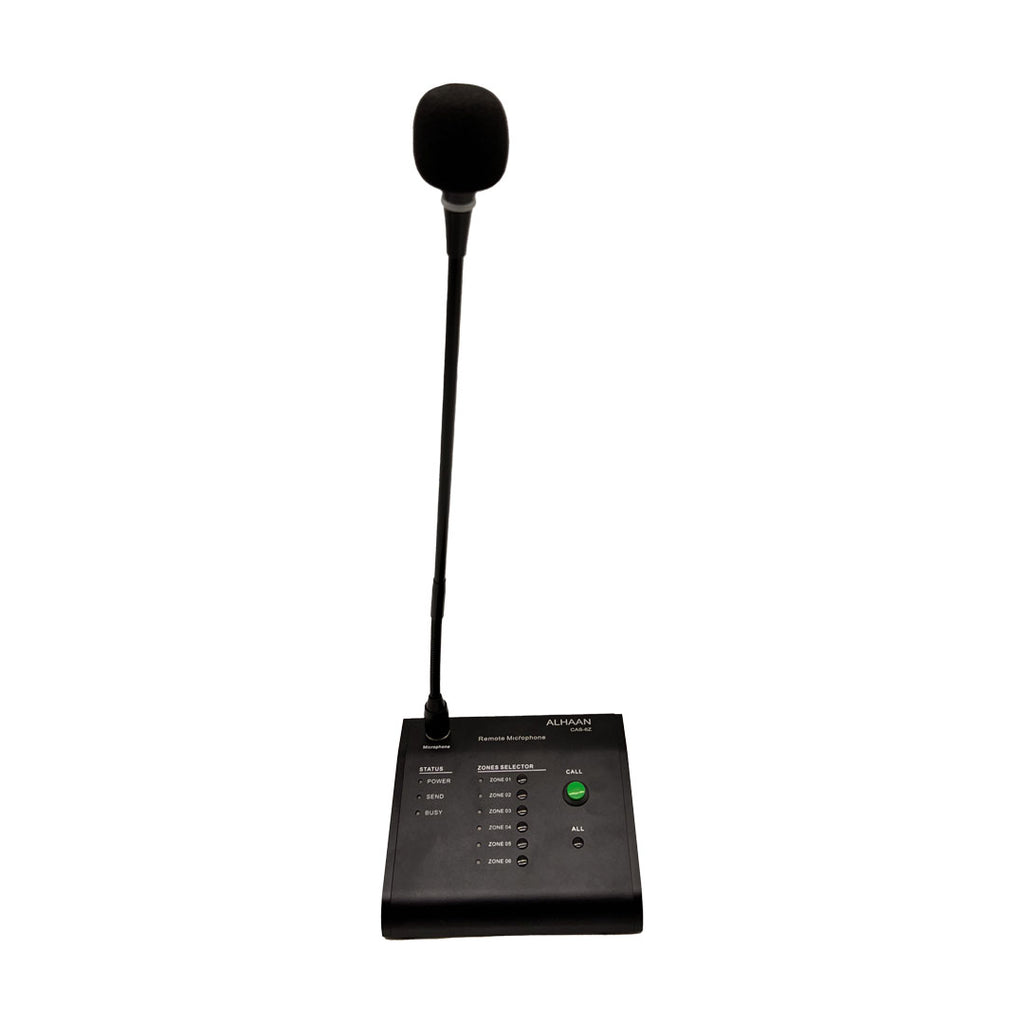 Alhaan CAS-6Z 6-Zone Paging Microphone for MPRO Series