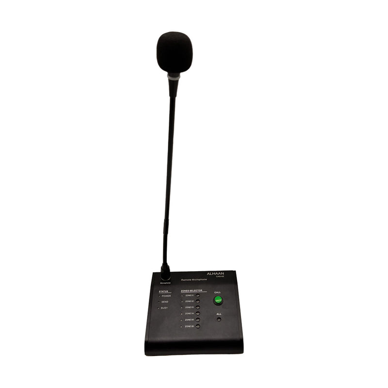 Alhaan CAS-6Z 6-Zone Paging Microphone for MPRO Series