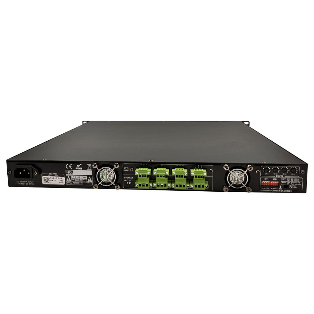 Alhaan MA-4C120 4x120 Class D Mixer Amplifier