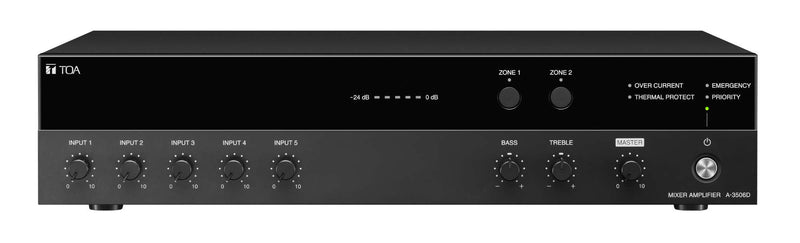 TOA Digital Mixer Amplifier 480W UK AC Plug 2-zones A-3548D 4CEE00