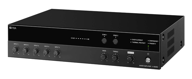 TOA Digital Mixer Amplifier 480W UK AC Plug 2-zones A-3548D 4CEE00