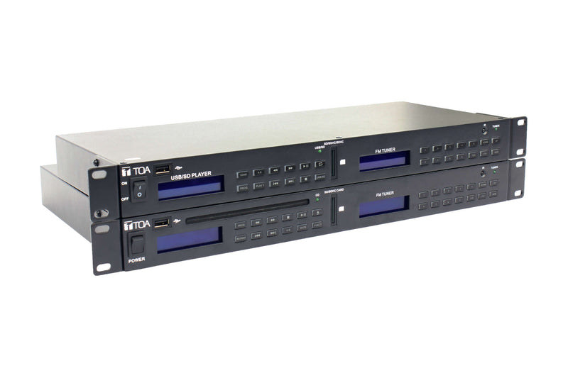 TOA Music Device with CD / USB / SD-Card Audio Player MD-210CTU-EB