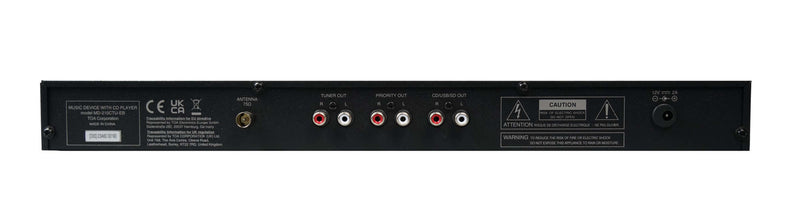 TOA Music Device with CD / USB / SD-Card Audio Player MD-210CTU-EB
