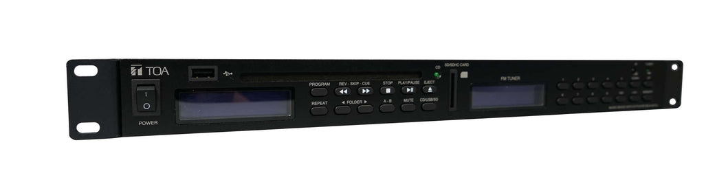TOA Music Device with CD / USB / SD-Card Audio Player MD-210CTU-EB