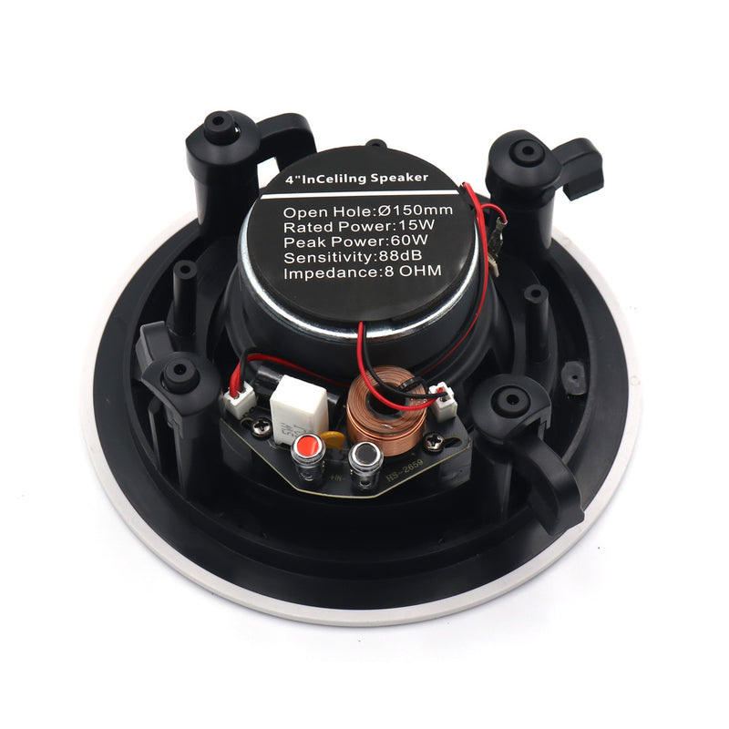 Alhaan CS-815 High Performance Rimless Ceiling  Speaker 4 inch Coaxial