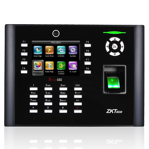 ZKTECO - iClock680 Fingerprint Time & Attendance and Access Control Terminal | FKGTC