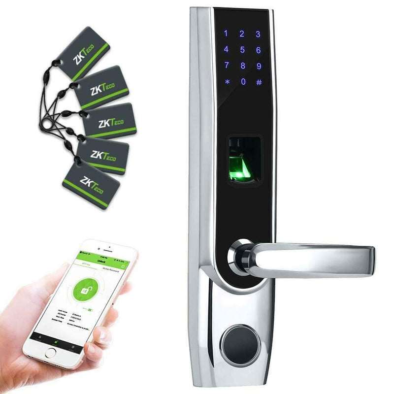 ZKTECO - TL400B Fingerprint Handle Lock with Bluetooth | FKGTC