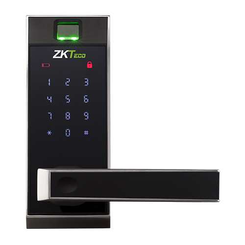 ZKTECO - AL20DB Fingerprint Lever Lock With Touch Screen and Bluetooth | FKGTC