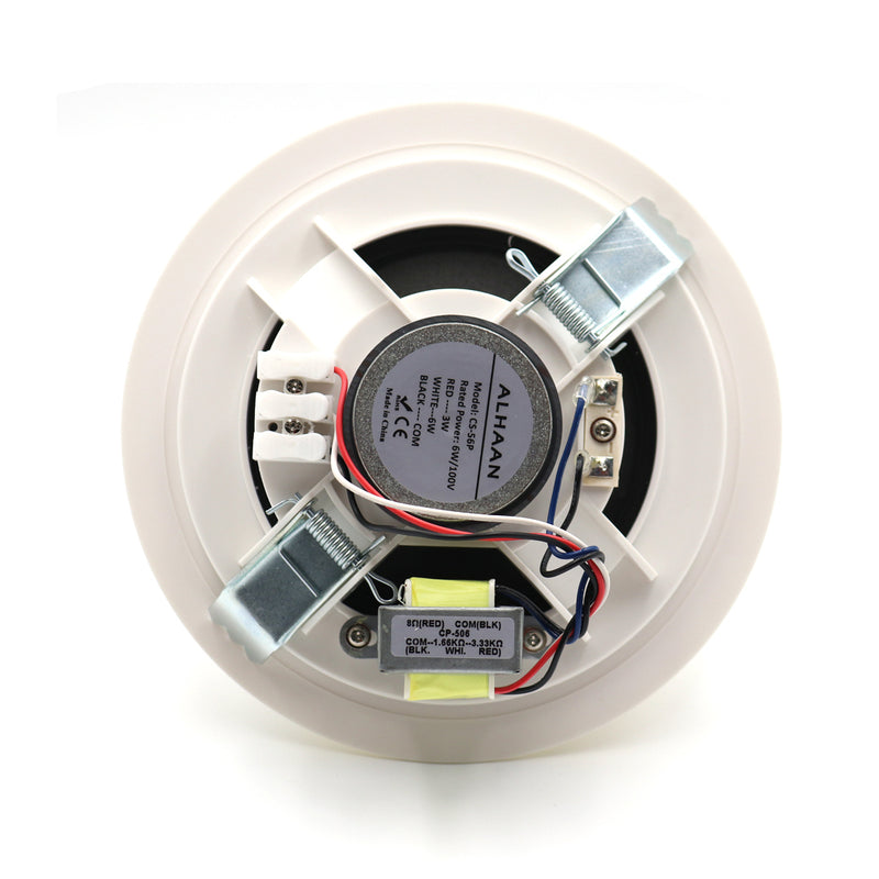 Alhaan CS-56P 5 inch, 3/6W Fast Mount Plastic Ceiling Speaker
