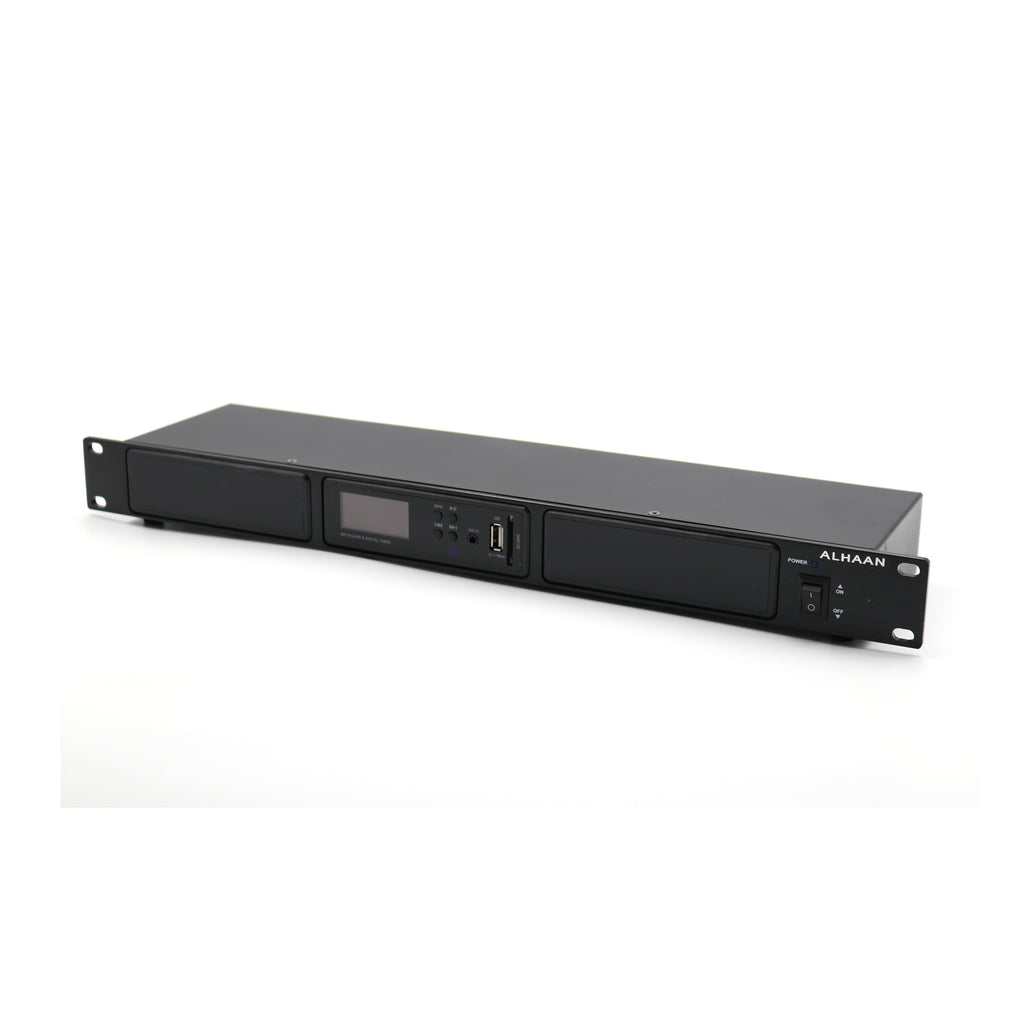 Alhaan MP-53RM Media Player, Support FM, USB and SD in 1U 19 inch Rack Mount Deck