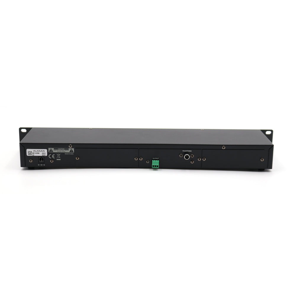 Alhaan MP-53RM Media Player, Support FM, USB and SD in 1U 19 inch Rack Mount Deck