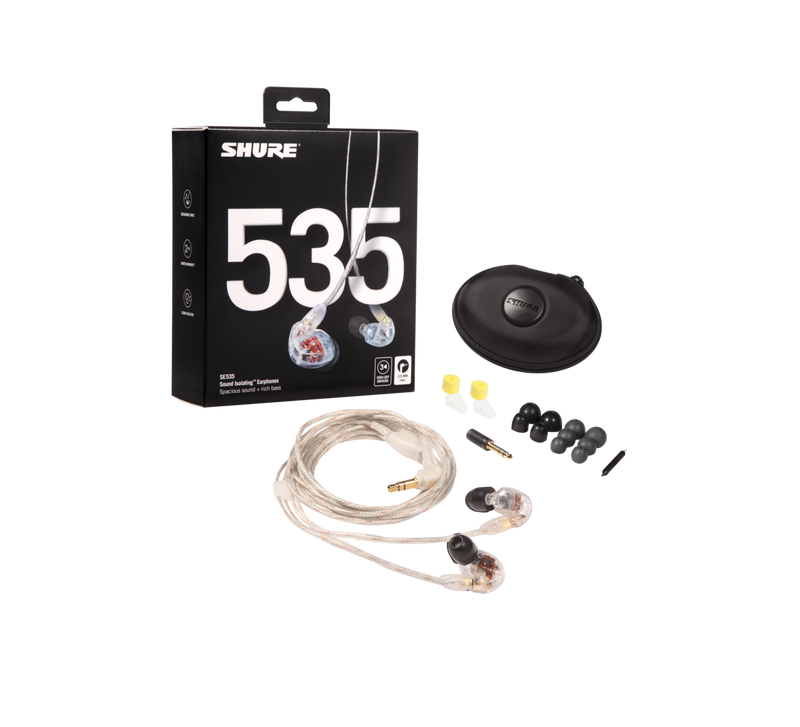 SHURE SE535-CL-EFS Professional Sound Isolating Earphones | FKGTC