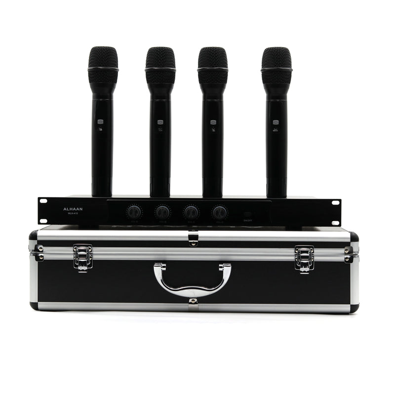 Alhaan WLH-410 Wireless Handheld Microphones (Set of 4)