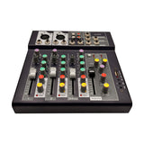 Alhaan MX-534 4 channel Input Compact Audio Mixer with Delay DSP Effects