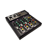 Alhaan MX-534 4 channel Input Compact Audio Mixer with Delay DSP Effects