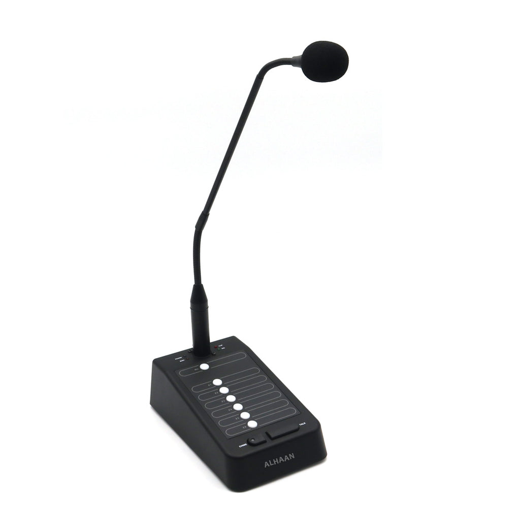 Alhaan CAS-6Z 6-Zone Paging Microphone for MPRO Series