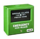 ELOCK EL-EB4G Emergency Break Glass Door Release Green | FKGTC