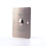 ELOCK EL-EB3 Exit Button, Flush Stainless Steel Square | FKGTC