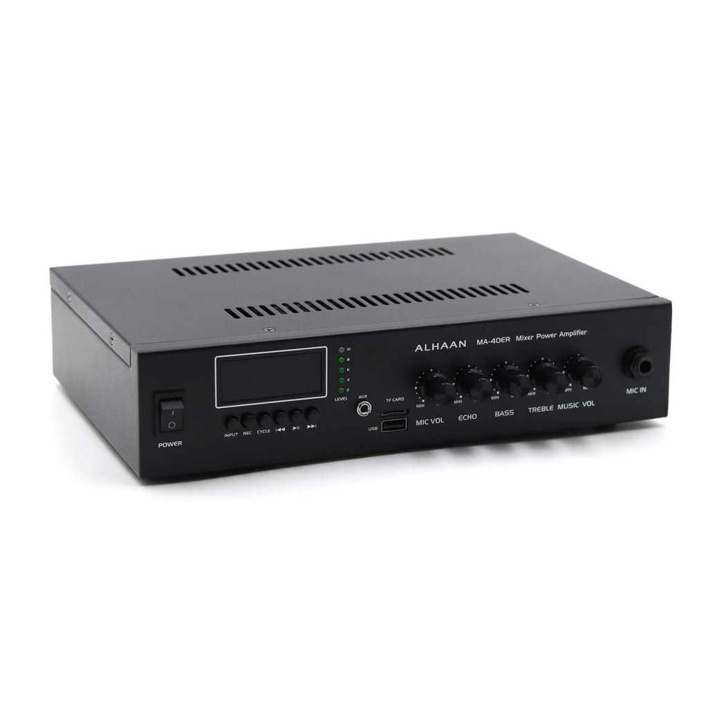 Alhaan MA-40ER Mixer Amplifier with USB, Tuner & Bluetooth