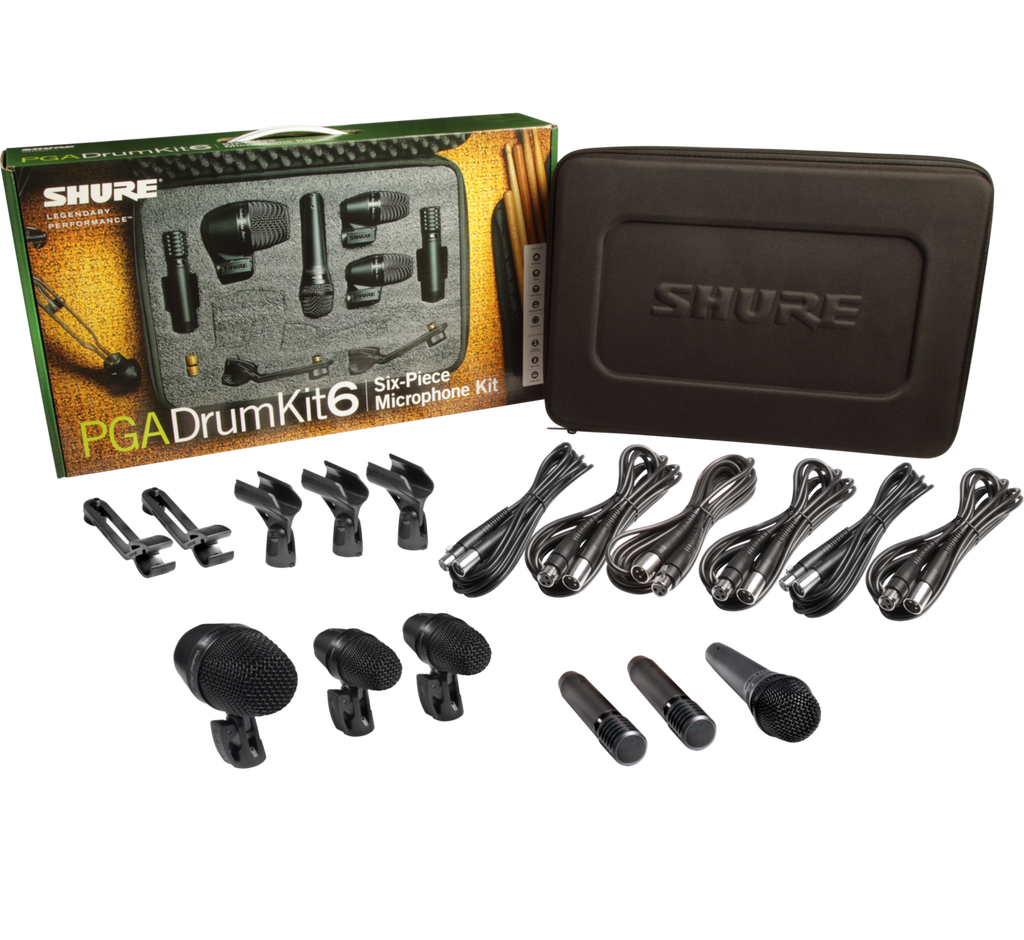 SHURE PGADRUMKIT6 Drum Microphone Kit 6 | FKGTC