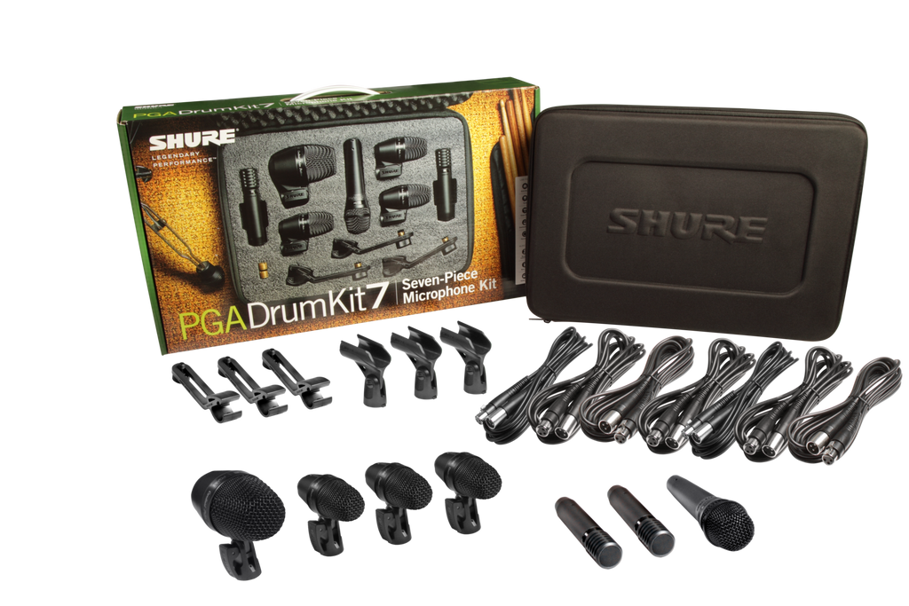 SHURE PGADRUMKIT7 - 7PC Drum Microphone Kit | FKGTC
