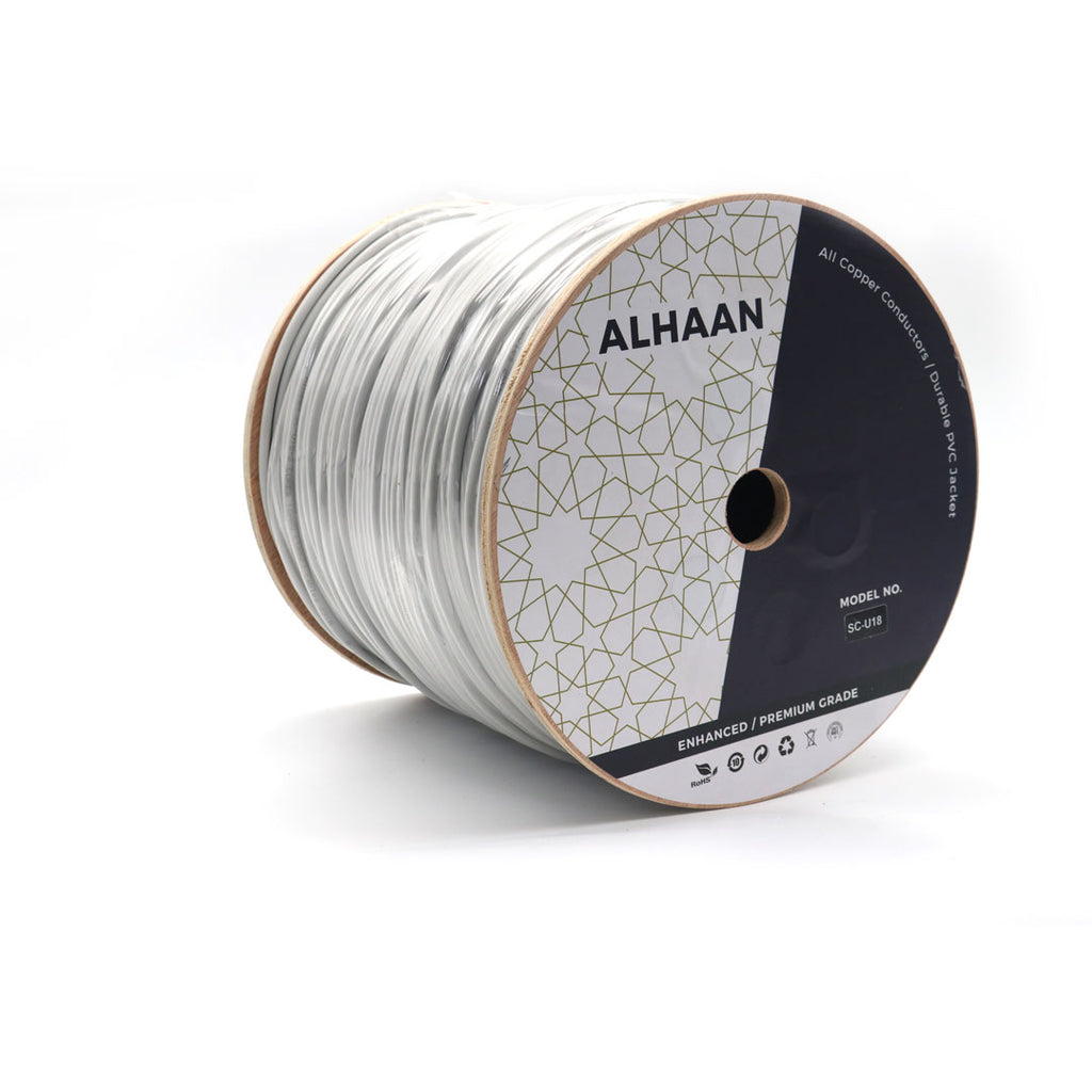 Alhaan SC-U18 Unshielded-2 Cores 18AWG (1mm2) Cables